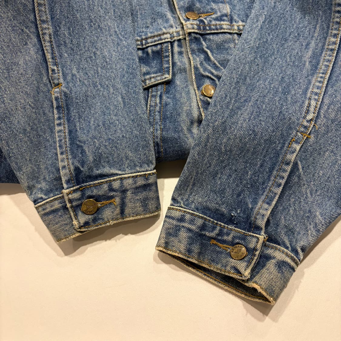 80-90s ARMANI 아르마니 진 빈티지 데님 청자켓 E53 상품이미지8