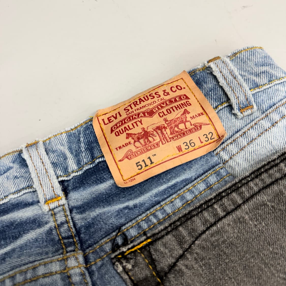 리바이스 리메이크 부츠컷 와이드 데님팬츠  상품이미지7