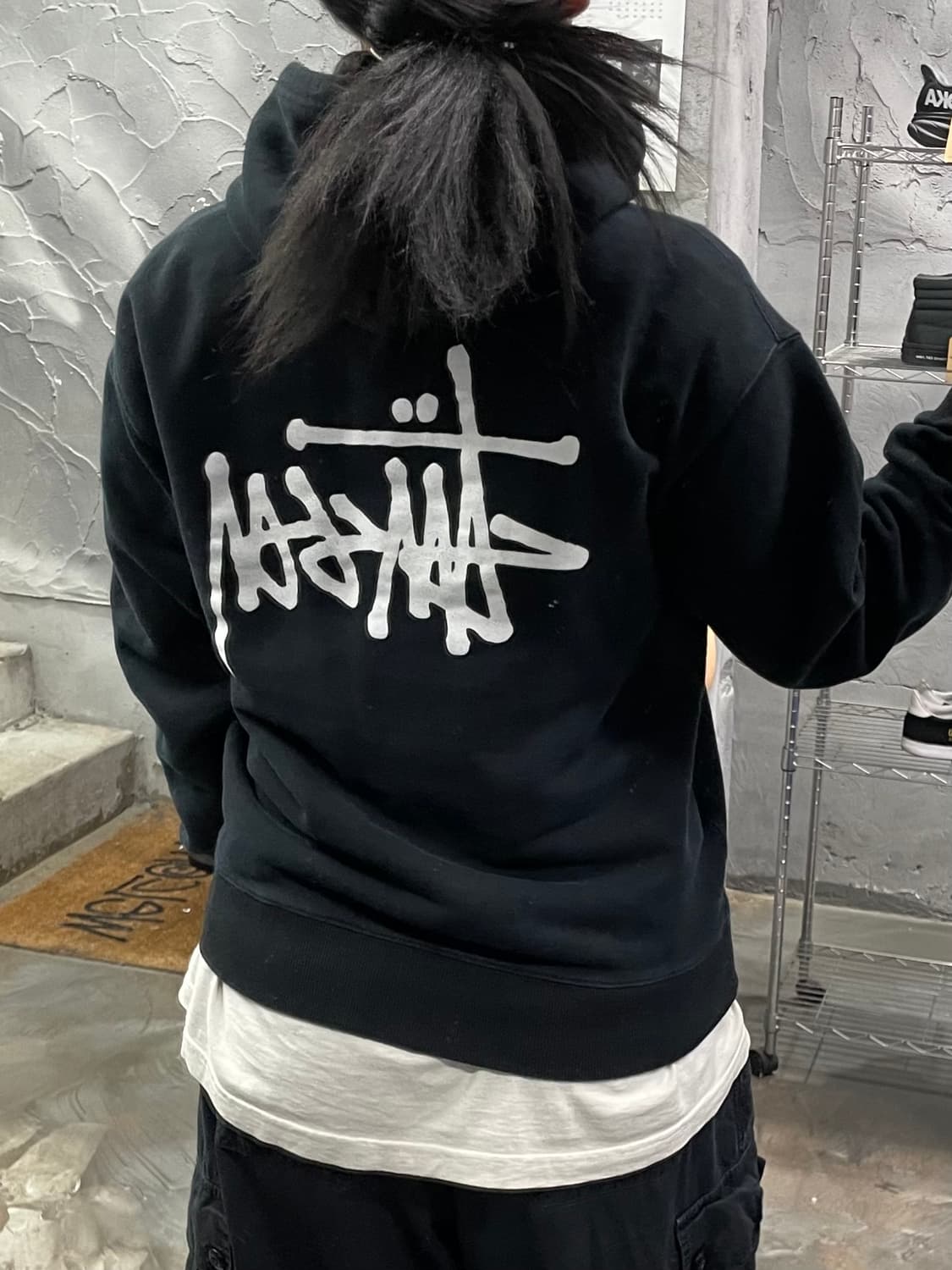 스투시 스탁로고 스웻 후드 상품이미지10