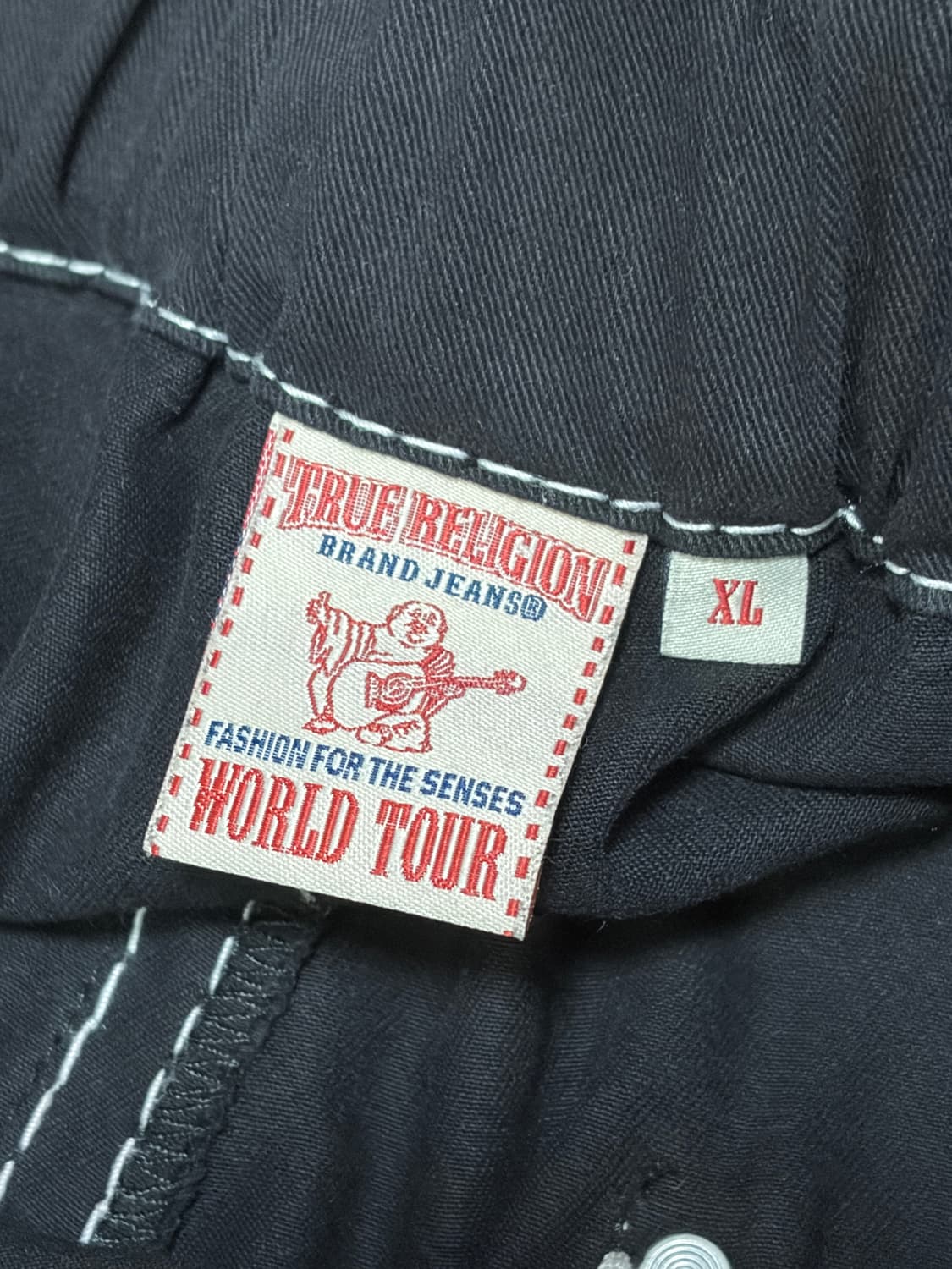 트루릴리젼 블랙 XL 와이드 팬츠 상품이미지3