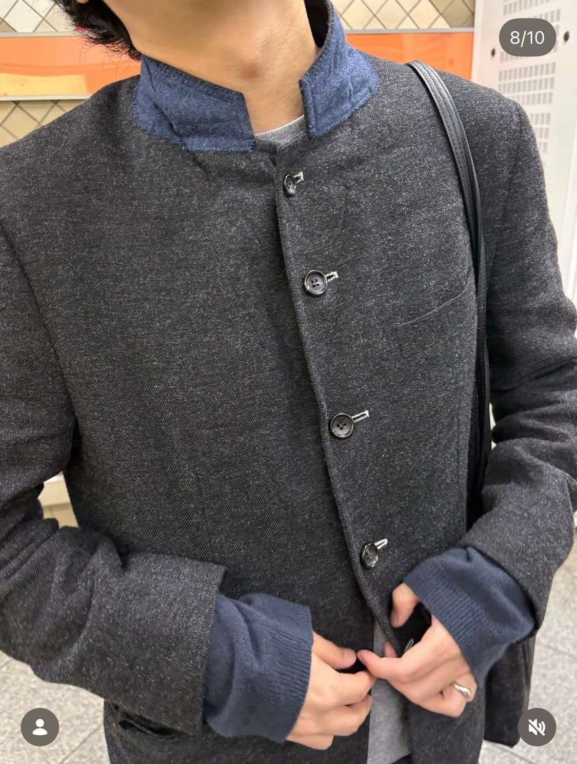 [L] 꼼데가르송 옴므 울 블레이저 상품이미지1