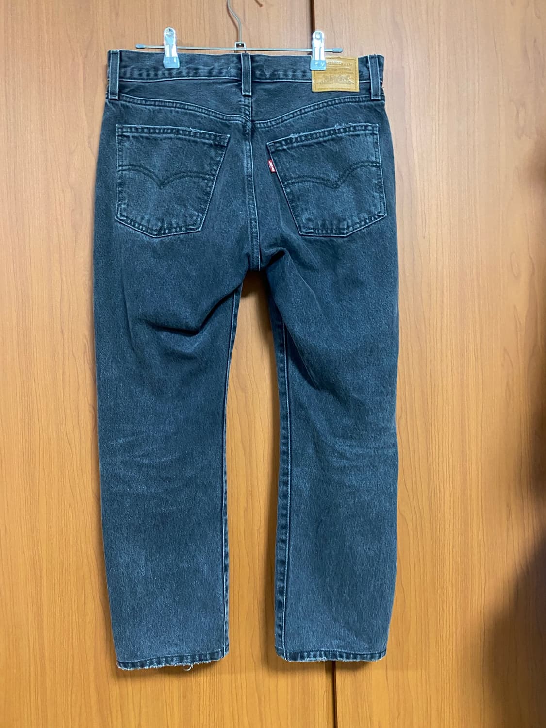 [LEVIS] 여성용 리바이스 MID STRAIGHT 흑청 데님 28 상품이미지2