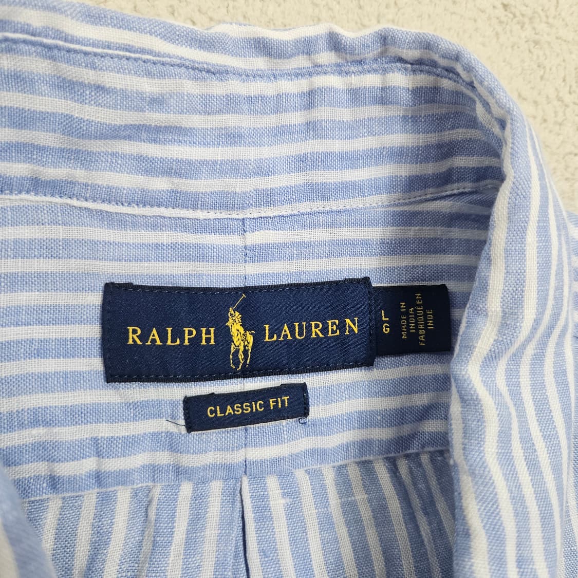 폴로 랄프 로렌 린넨 반팔 셔츠 L 상품이미지4