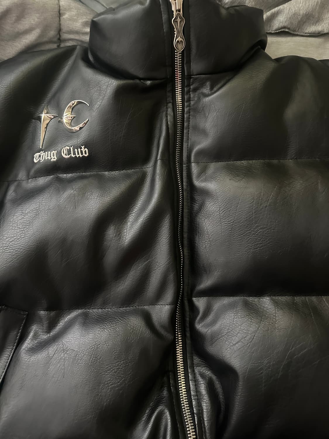 떠그클럽 레더패딩 2사이즈 상품이미지1