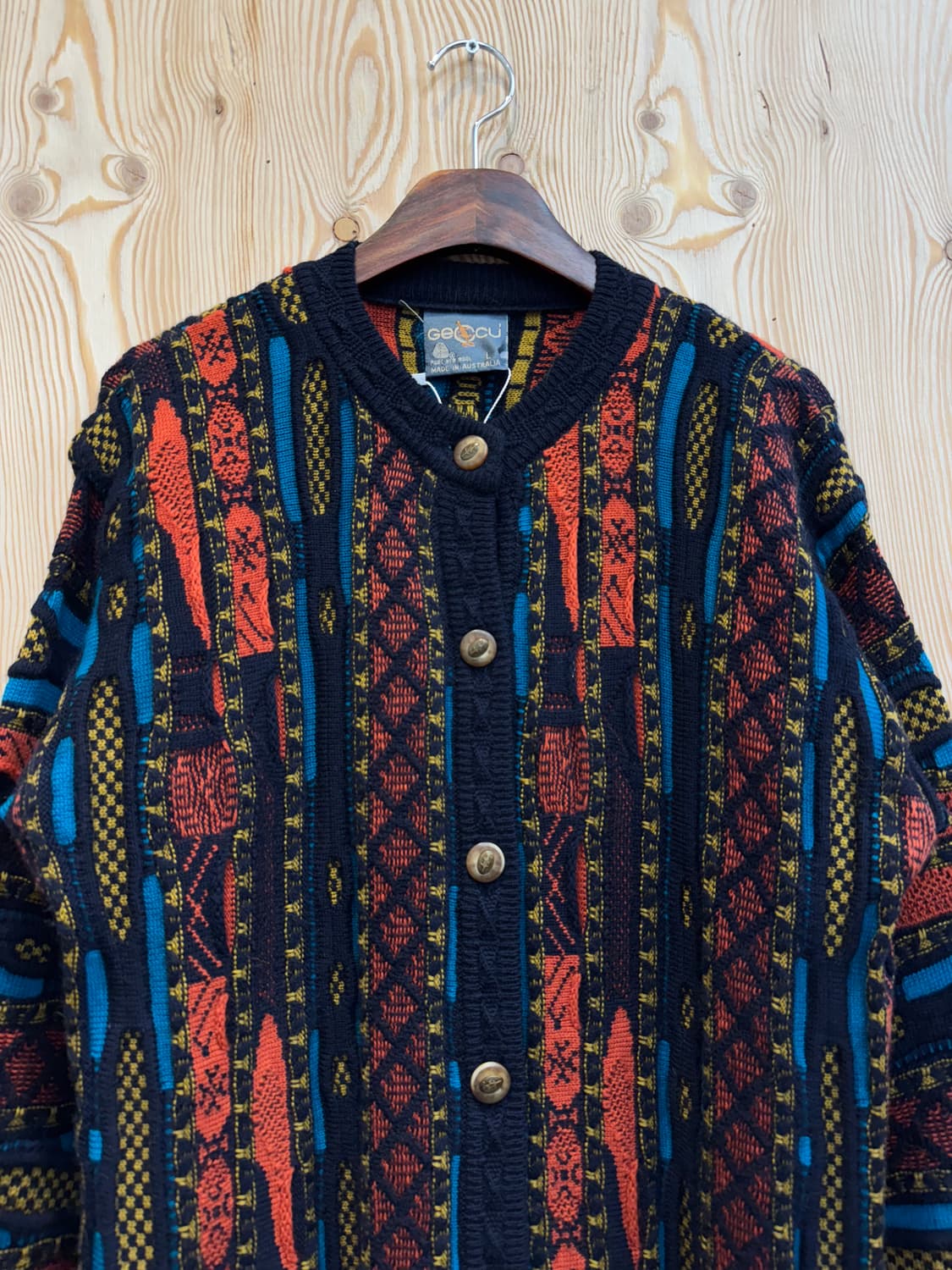 게쿠 케이블 니트 가디건 상품이미지3