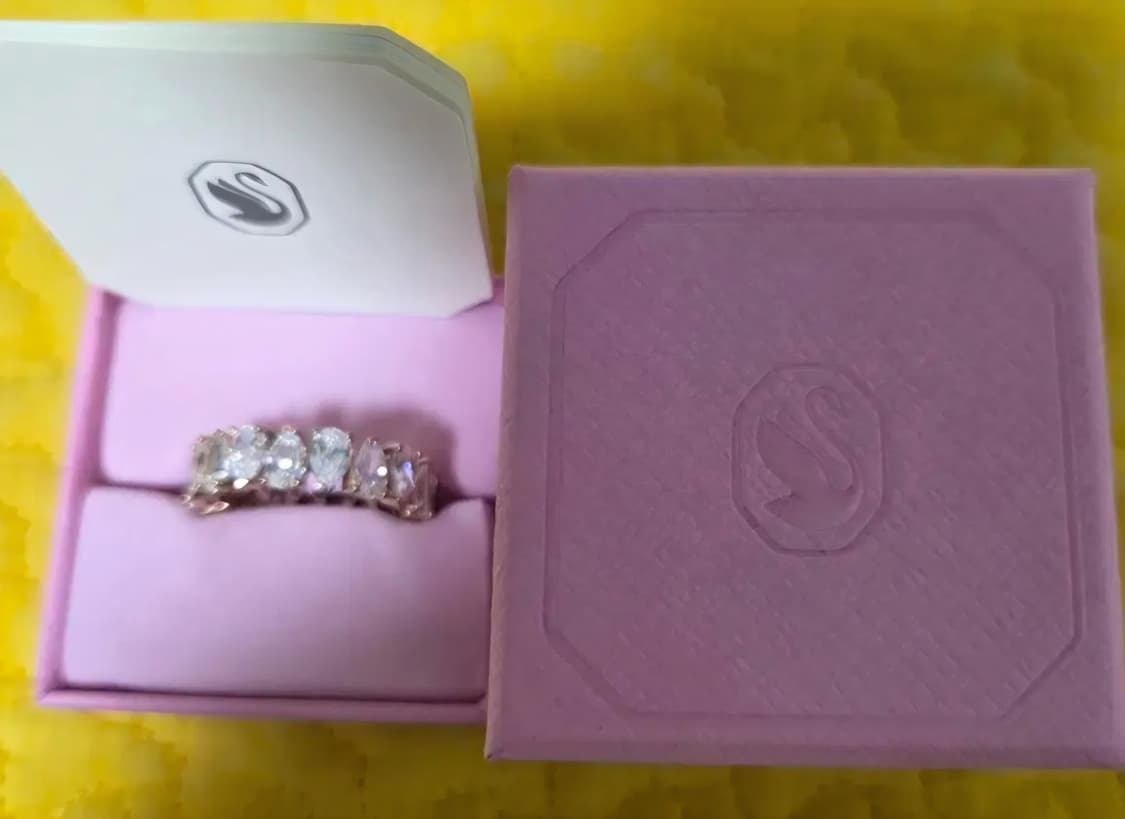 새제품)스와로브스키 피어컷 반지 58호 정품 상품이미지7