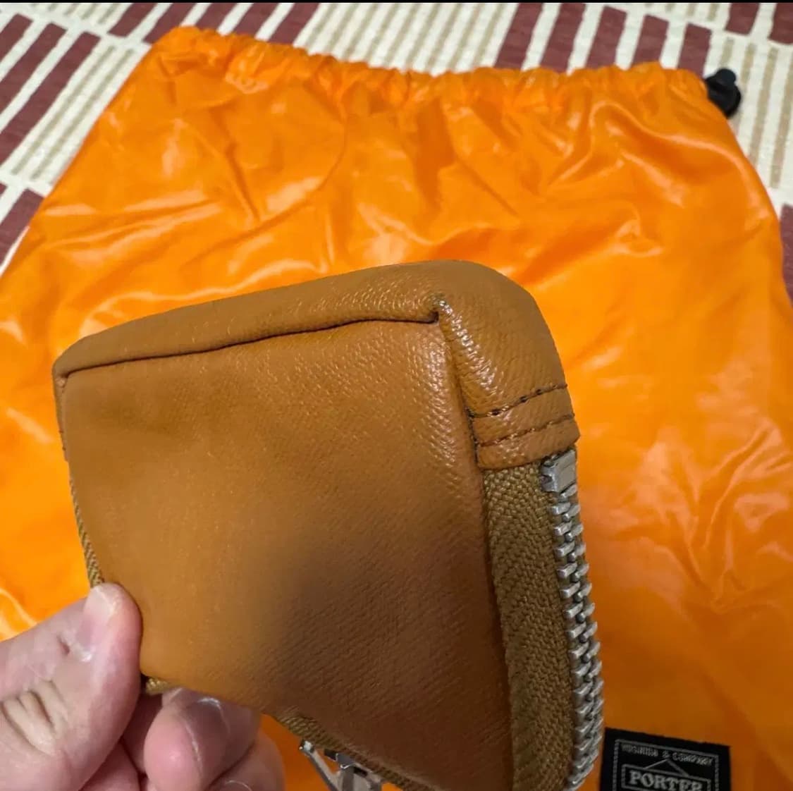 요시다 포터 프리스타일 멀티 코인 케이스 카멜 색상 상품이미지8