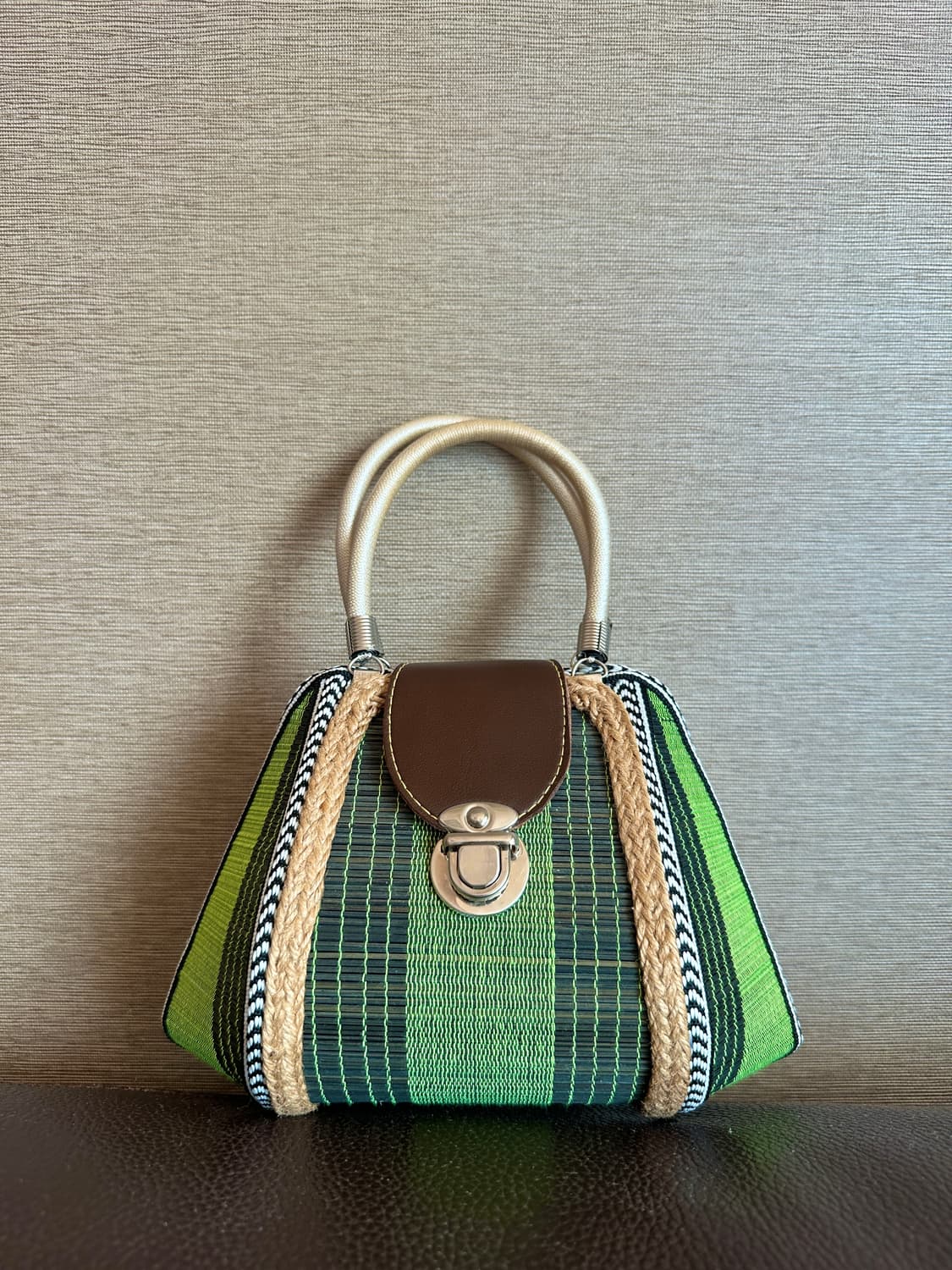 unique rattan handbag 상품이미지1