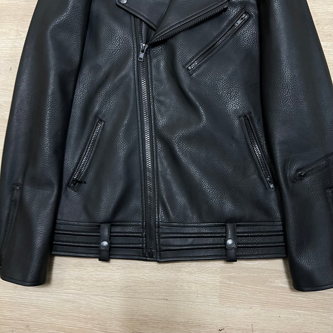 헤비스모커 레더 더블 라이더 가죽자켓 [블랙] XL/105 상품이미지3