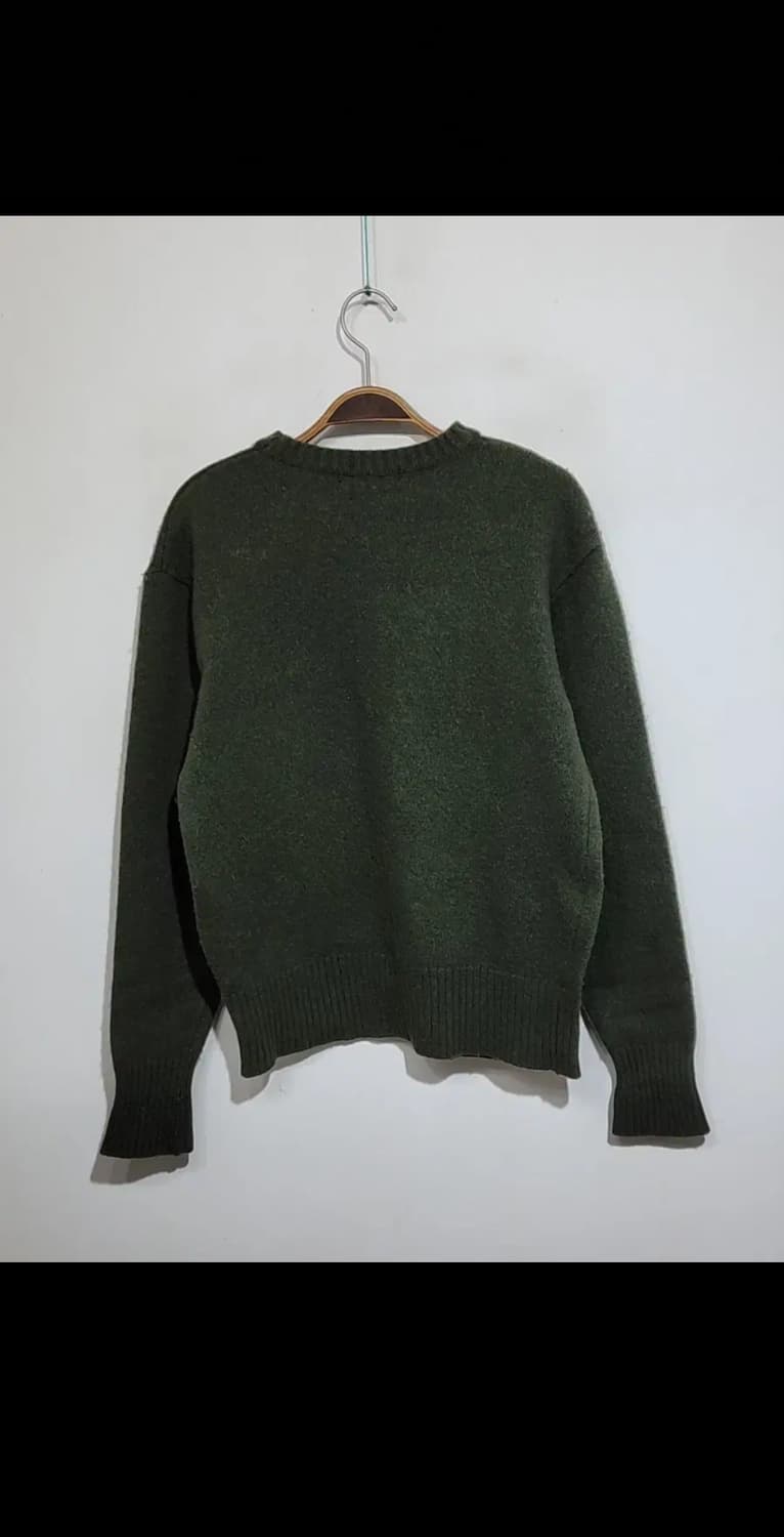 (L) 랄프로렌 폴로 램스울 니트 녹색 라운드 스웨터  상품이미지5