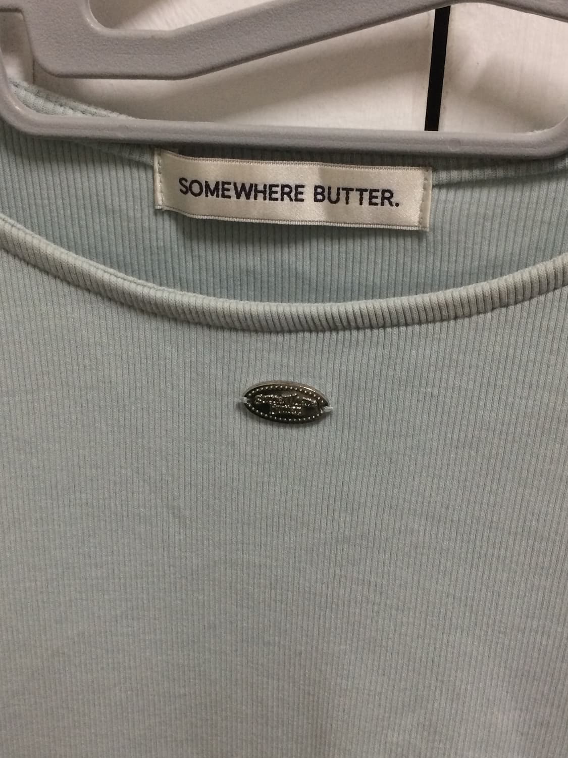 썸웨어버터 민트 긴소매탑 상품이미지3