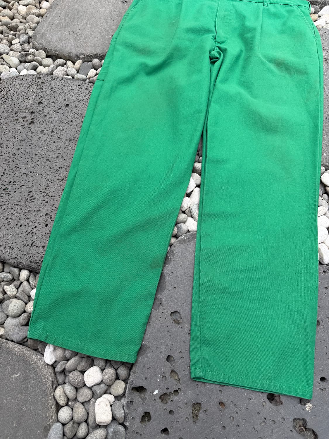 1990s TSD KELLY GREEN FRENCH 그린 프렌치워크팬츠 상품이미지6