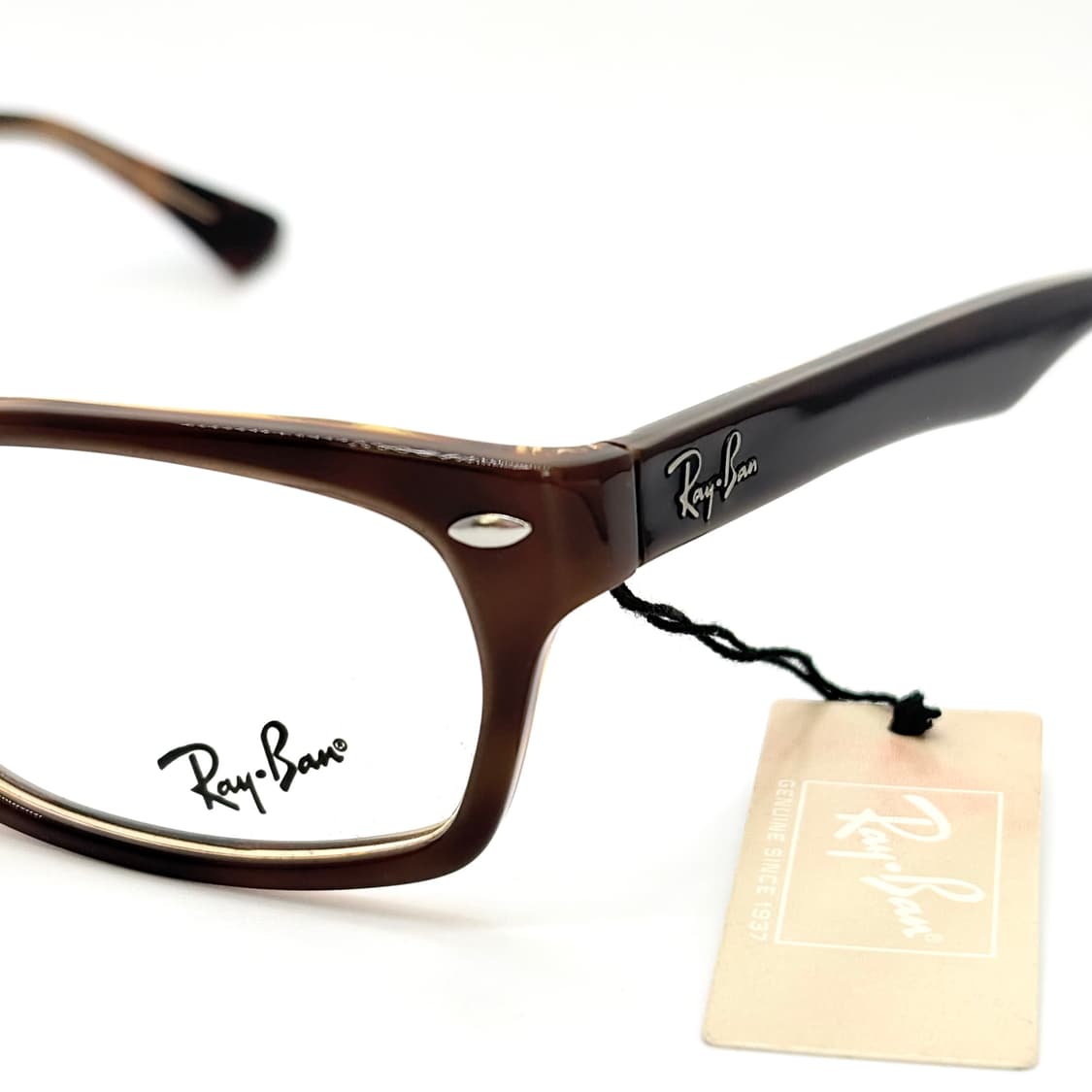 RAYBAN 레이밴 브라운 스퀘어 뿔테 상품이미지4