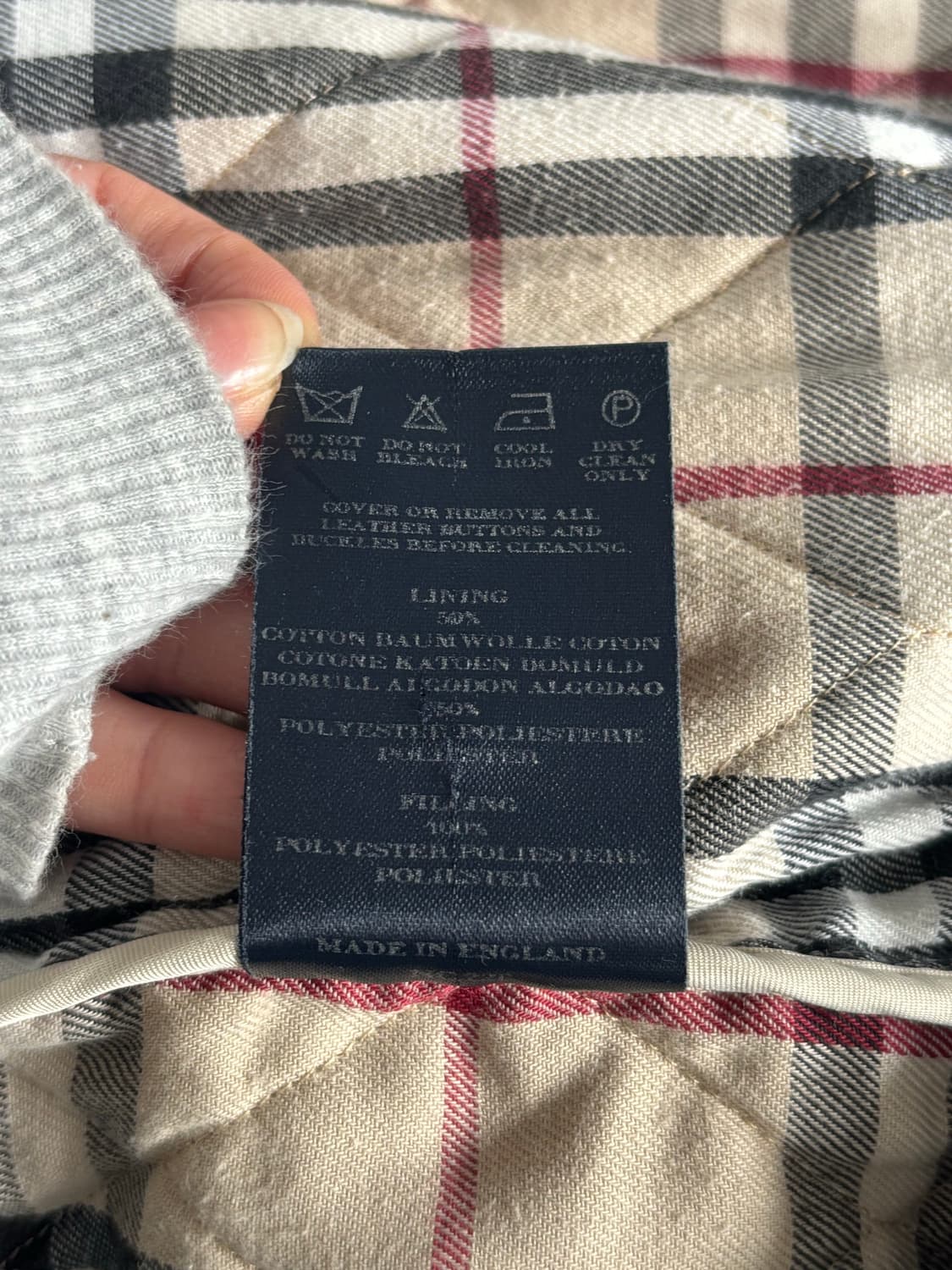 Burberry 버버리 아이보리 퀄팅 자켓 상품이미지8