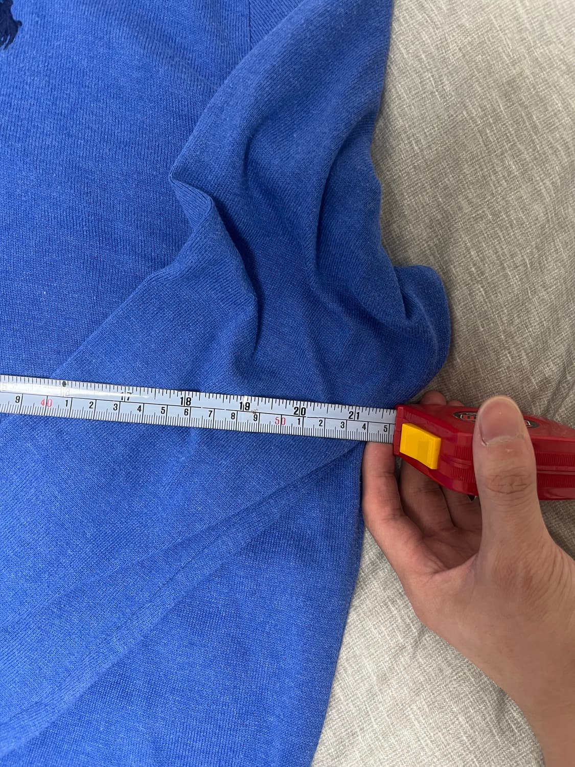 폴로 랄프로렌 블루 니트 L 상품이미지7