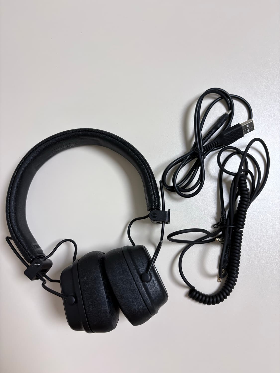 마샬 메이저4 헤드셋 블랙 (s급상태, 블루투스 가능) 상품이미지1