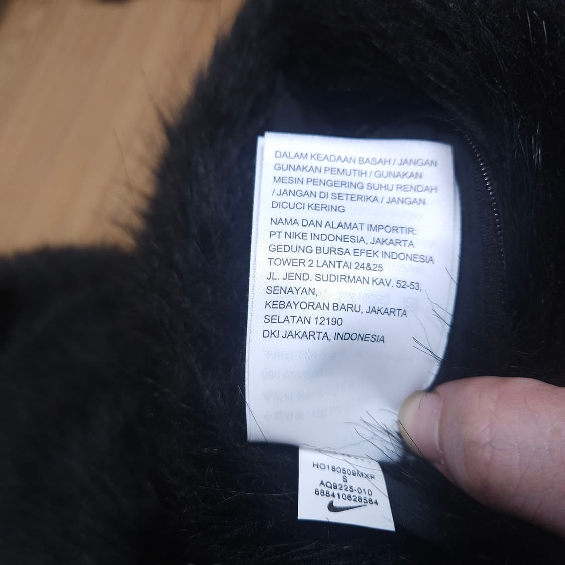 나이키 엠부쉬 콜라보 리시버블 퍼자켓 S 상품이미지10