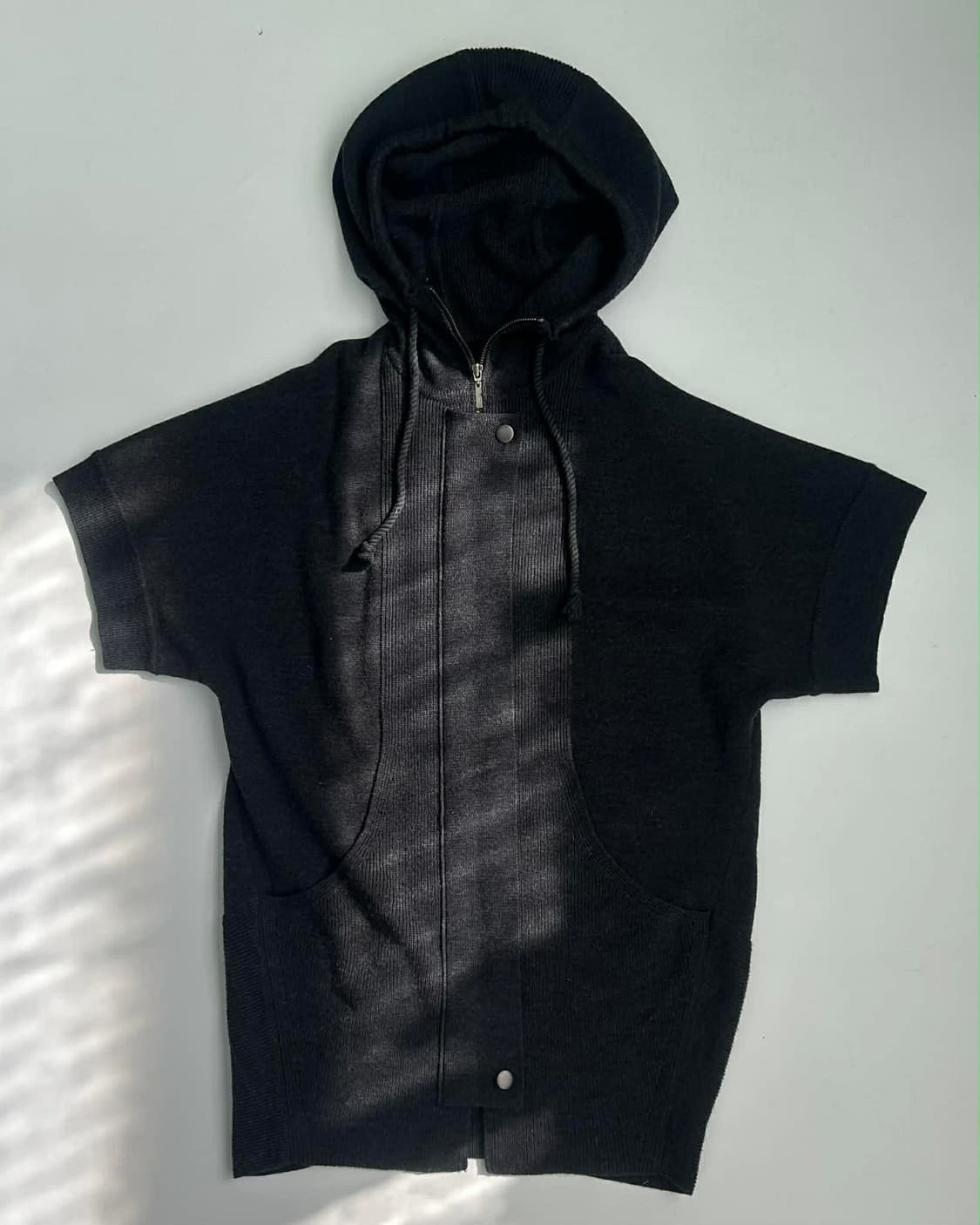 [90] 시스템 한섬 울 케이프 니트 가디건 후드 집업 자켓 상품이미지1