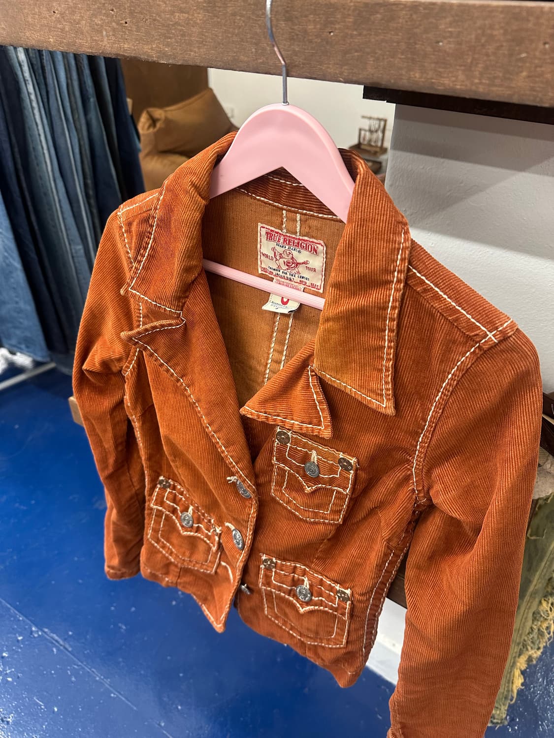 트루릴리젼 코듀로이 스티치 자켓 상품이미지2