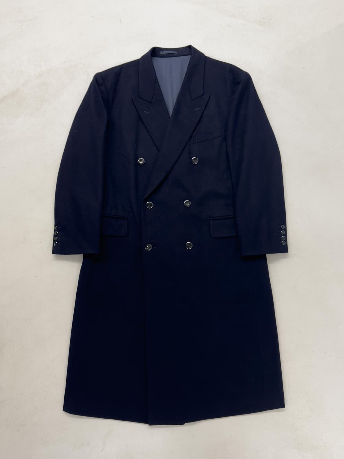 캐시미어 더블 네이비 코트 상품이미지1