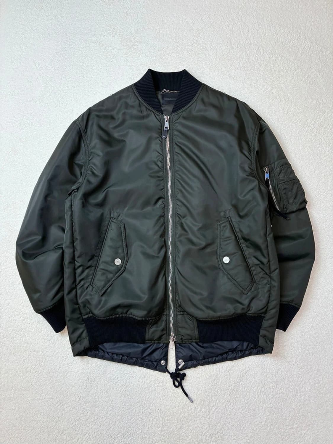 디젤 블랙 골드 MA-1 밀리터리 피쉬테일 블루종 자켓 PN5752 상품이미지1