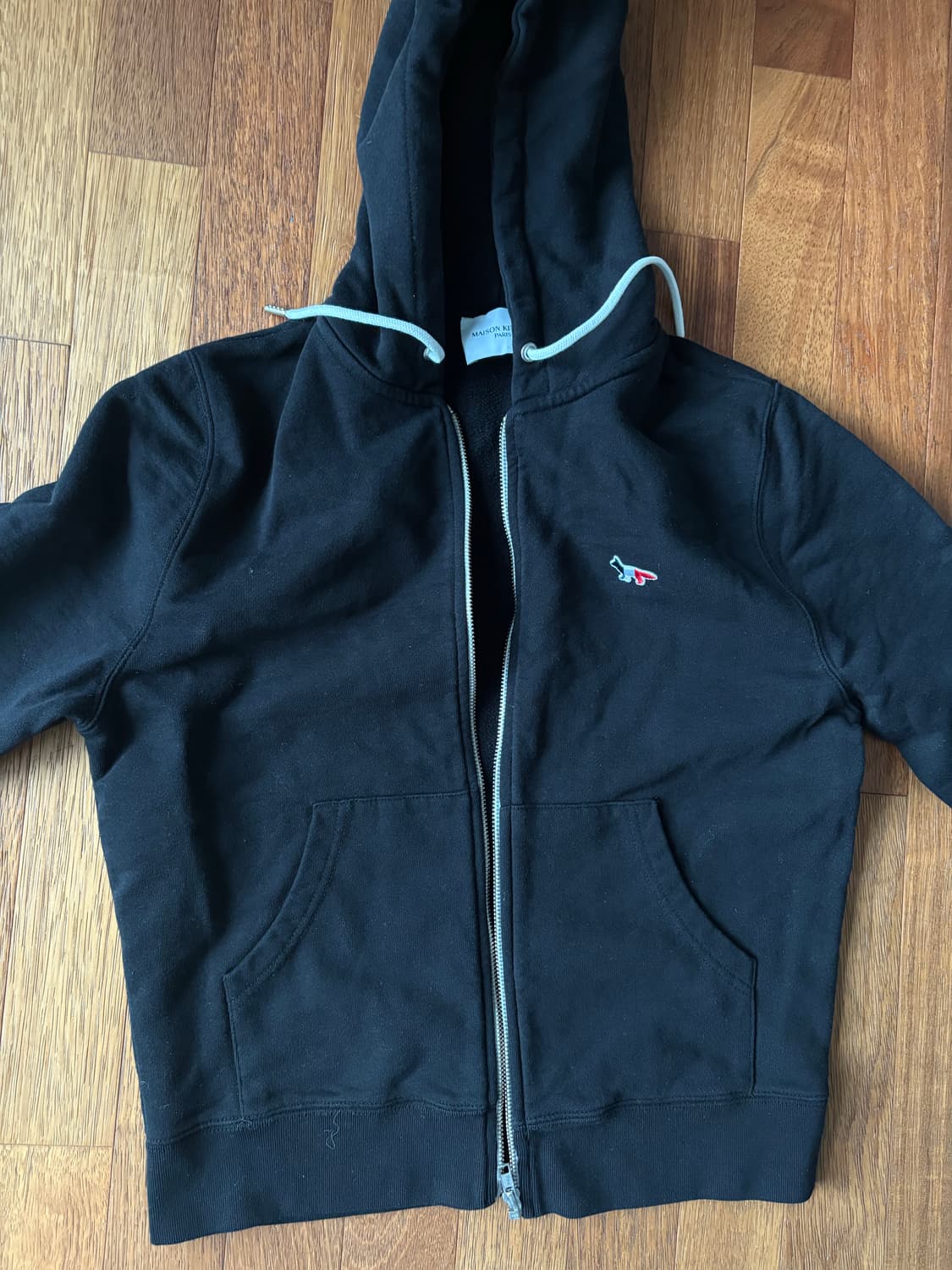 Maison Kitsuné Fox Head Patch Zip Hood  상품이미지1