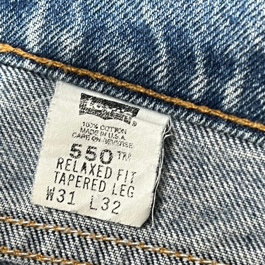 usa 리바이스 550 오렌지탭 데님팬츠 s10162 상품이미지7