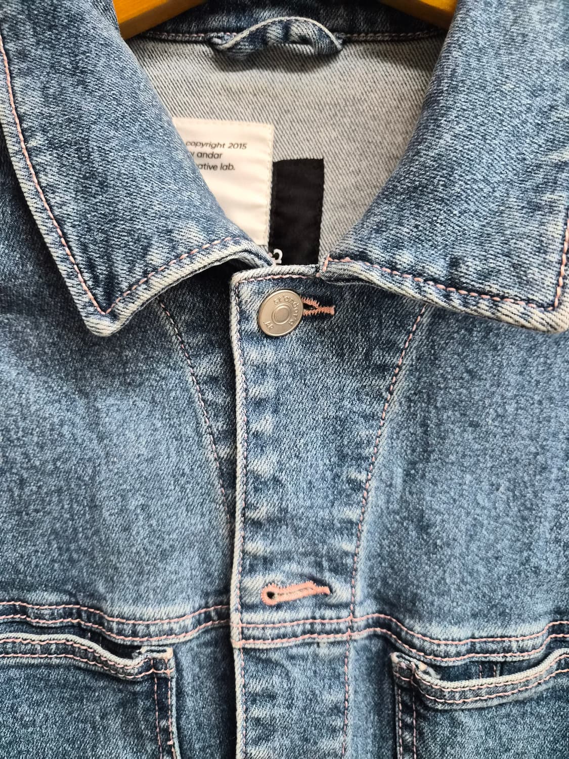 4/100) 안다르 데님자켓 팝니다 상품이미지5