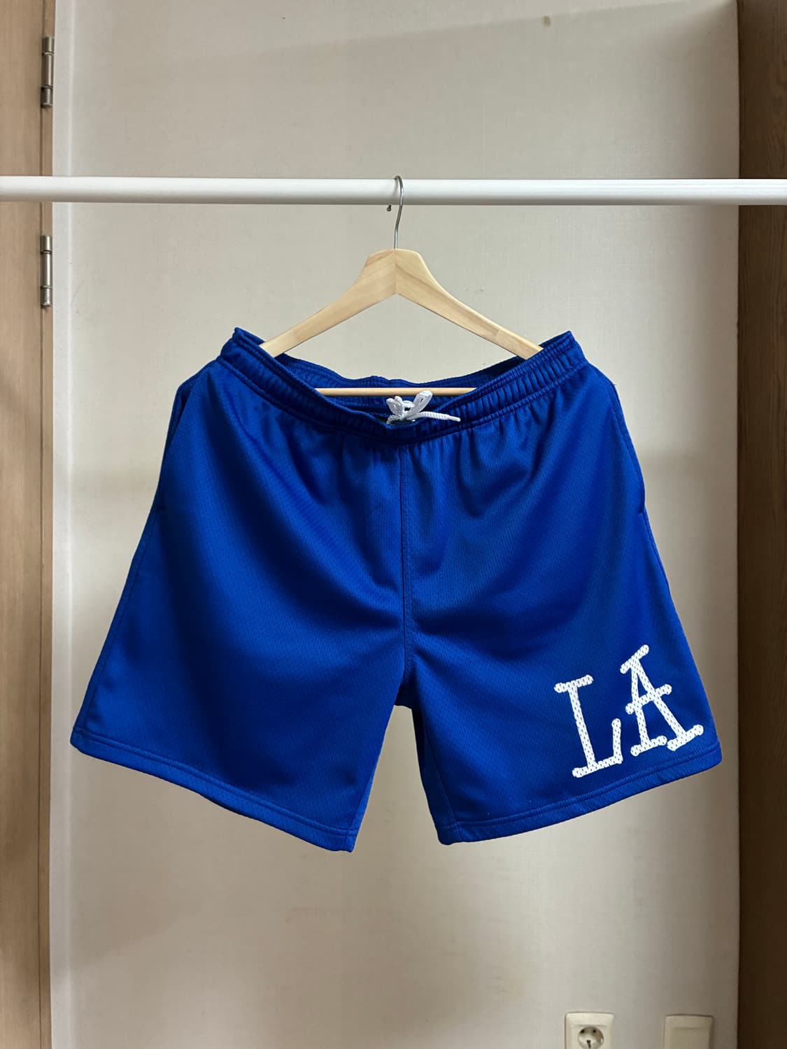 [M]스투시 LA 메쉬 숏팬츠 블루 상품이미지1