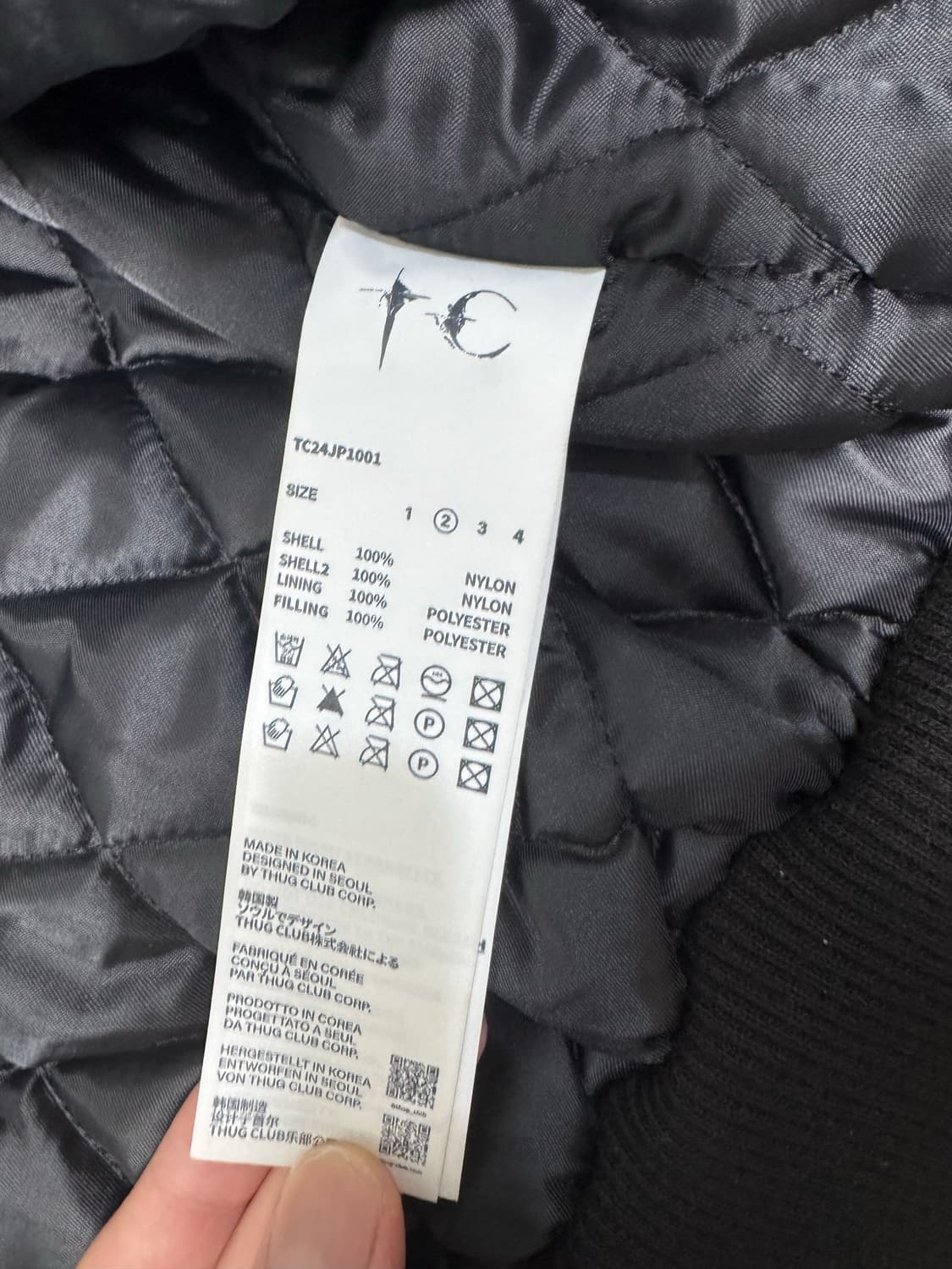 떠그클럽  더블 플라잉 바이오 자켓 블랙 상품이미지3