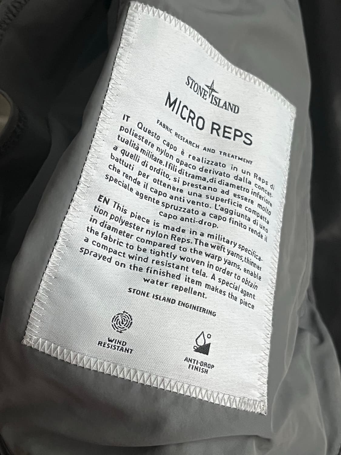 스톤아일랜드 마이크로랩스 트렌치코트  상품이미지7