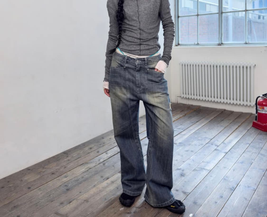 포르테나 데님 미시착 새상품 S사이즈 상품이미지1