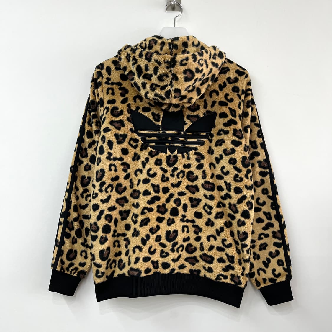 아디다스 레오파드 쉐르파 호피 후드집업 상품이미지3