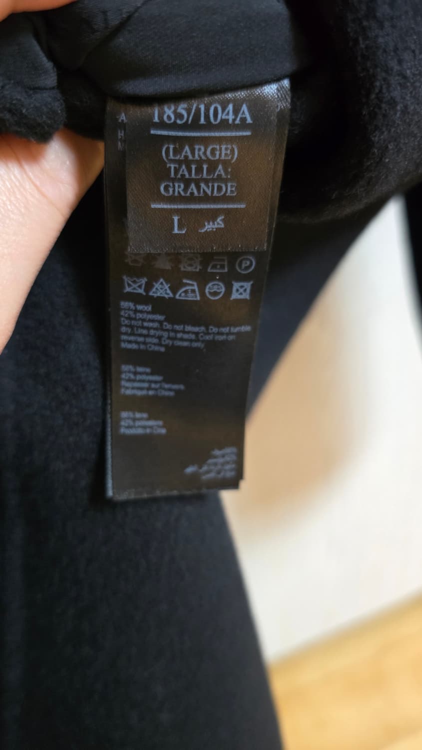 올세인츠 블랙 롱코트 L 상품이미지7