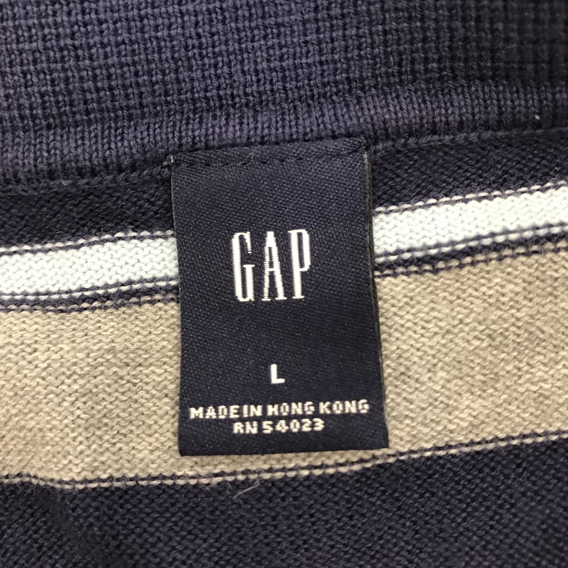 GAP 올드갭 반팔 니트카라티 [L] 상품이미지4