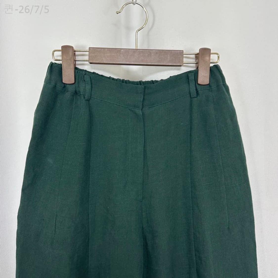 생활한복 여성 보세 마100% 뒨밴딩 린넨바지 66 상품이미지2