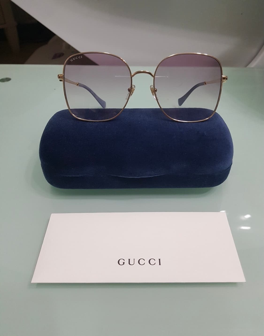 새상품)GUCCI 클리어핑크 선글라스 상품이미지2