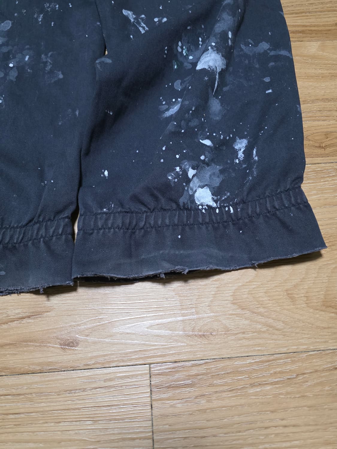 4size택포35만)24fw컬러 kolor 페인팅 와이드 팬츠 네이비 상품이미지10