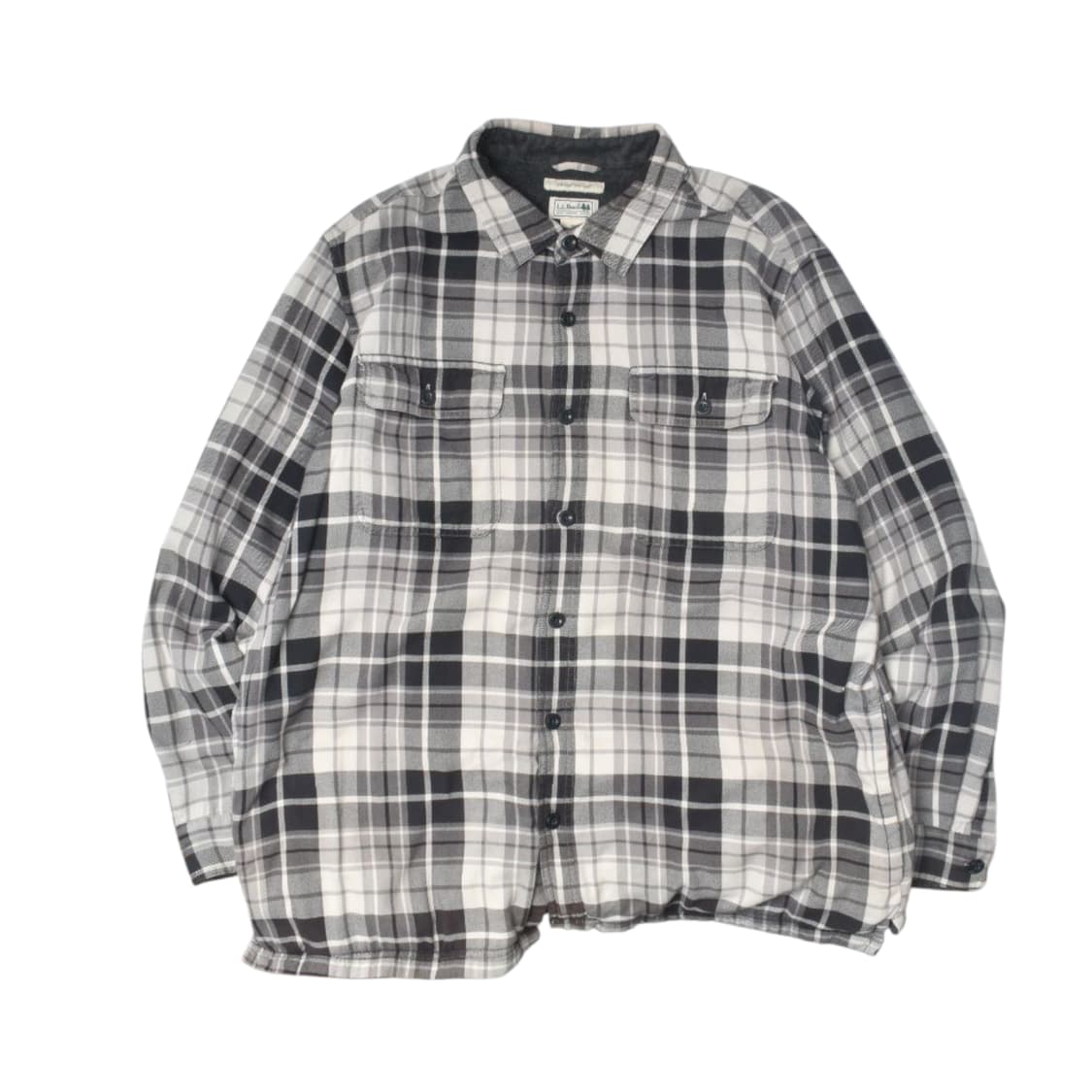 엘엘빈 안감 후리스 체크 셔츠 남방 XL N0743 상품이미지2