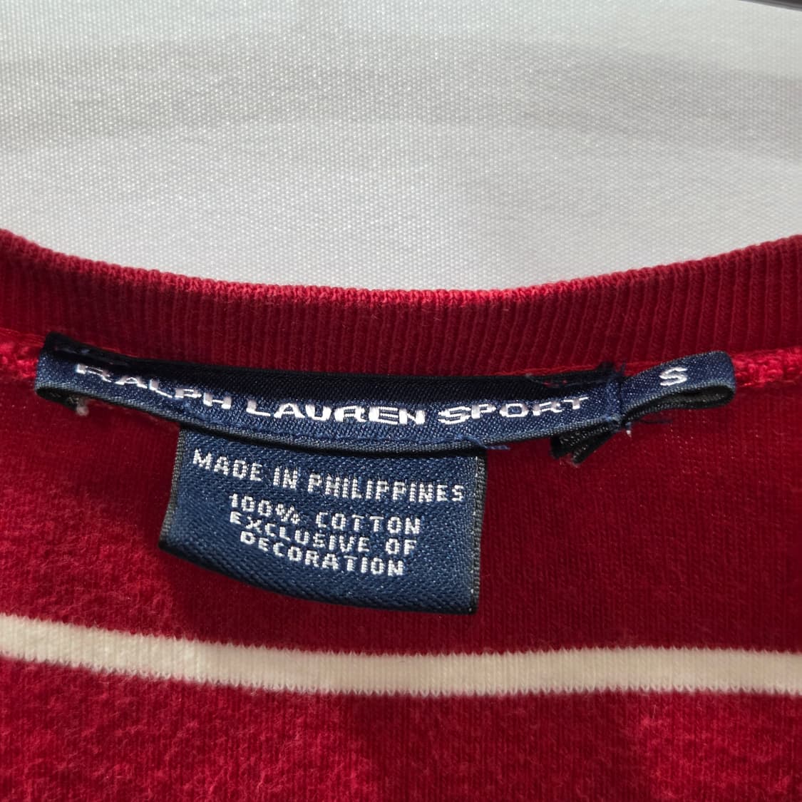 폴로랄프로렌 스포츠 우먼 코튼 스트라이프 롱슬리브 S  상품이미지3