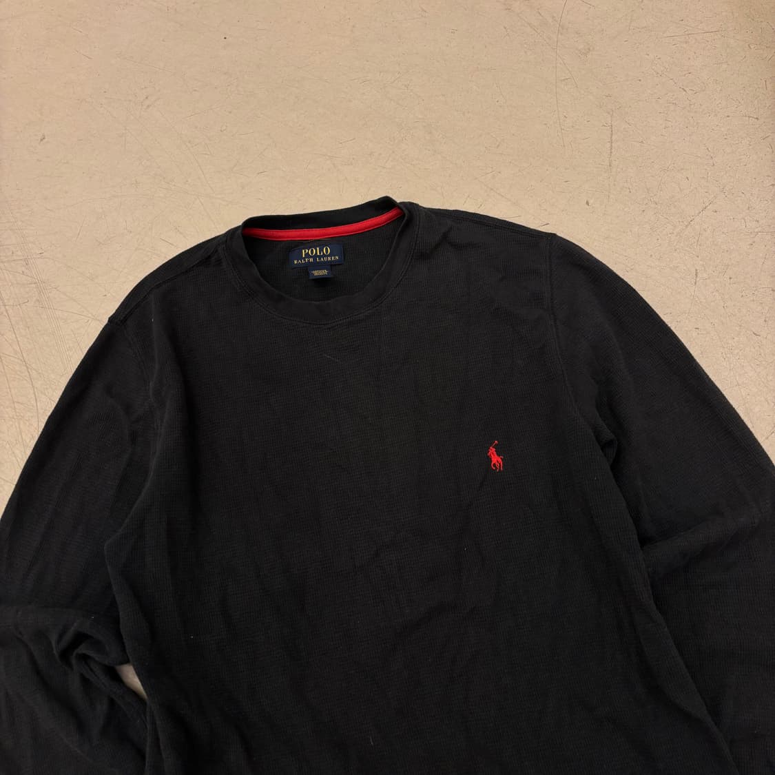 폴로 랄프로렌 블랙 포니 와플 니트 상품이미지2