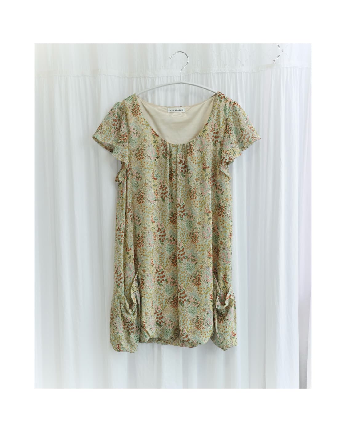 Vintage flower balloon dress 상품이미지1