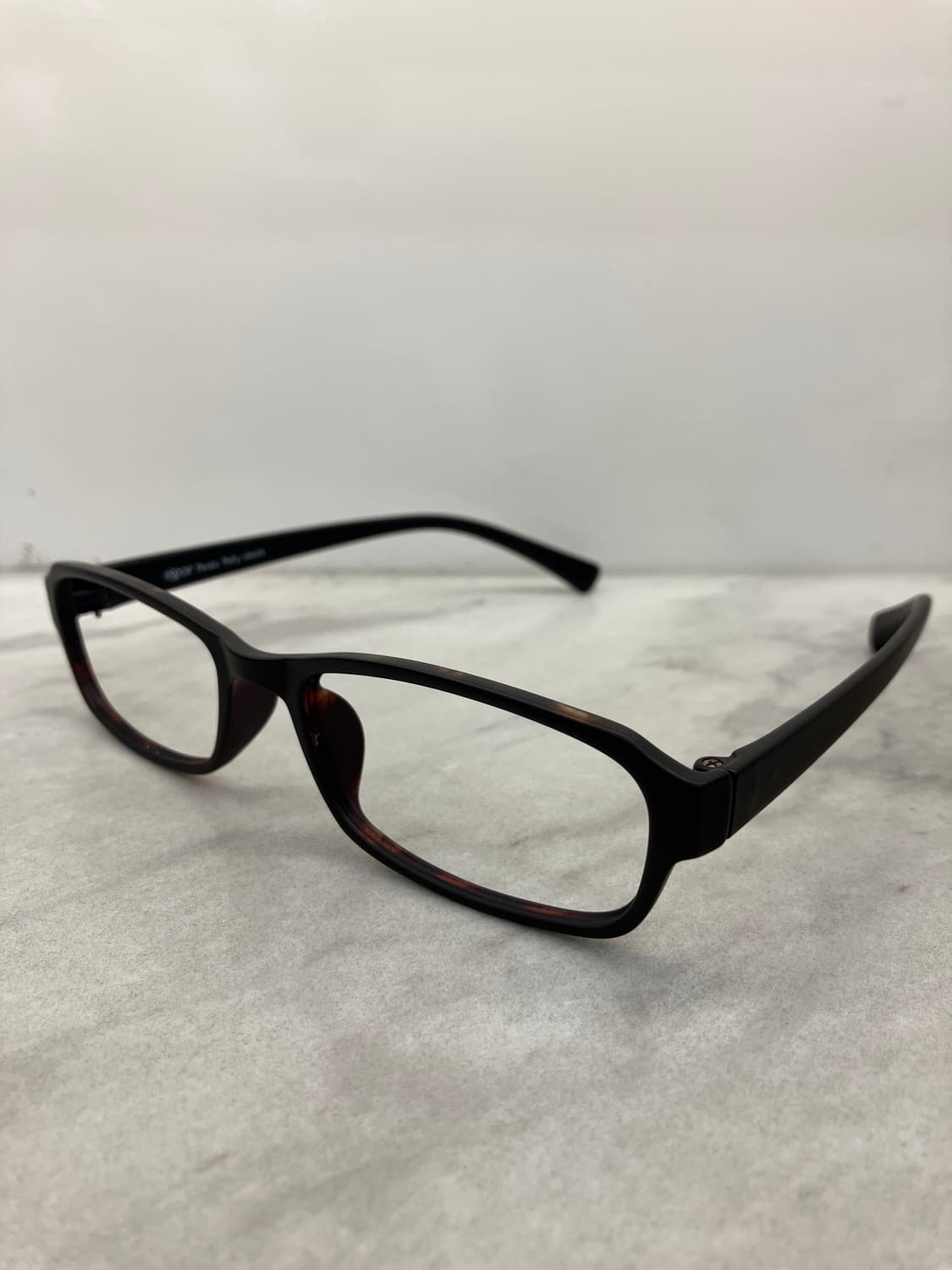 에스쁘아 Espoir 매트 딥브라운 스퀘어 뿔테 안경 상품이미지8