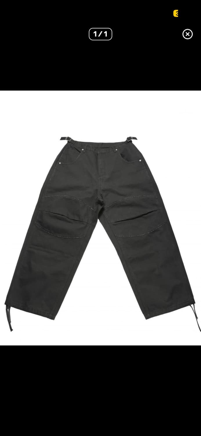 [M] MJD 캔버스 3D KNEE 차콜 팬츠 상품이미지1