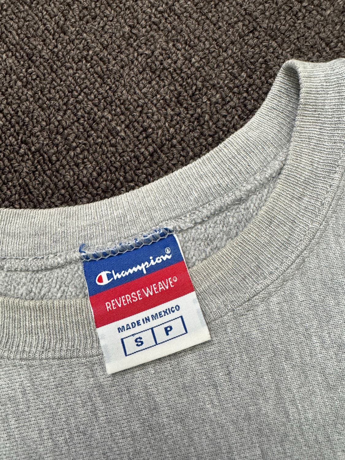 S)챔피온 빈티지 그레이 스웻셔츠 상품이미지4