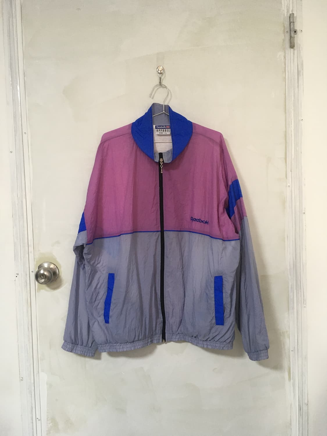 리복 어페럴 투톤 올드스쿨 바람막이 상품이미지5