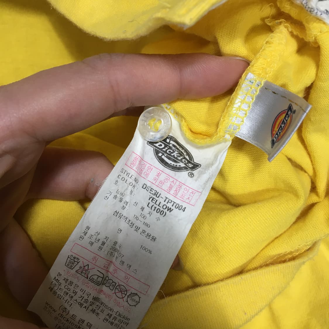 투티/A10 디키즈 DICKIES PK 긴팔 SINCE 1922 USA 상품이미지6