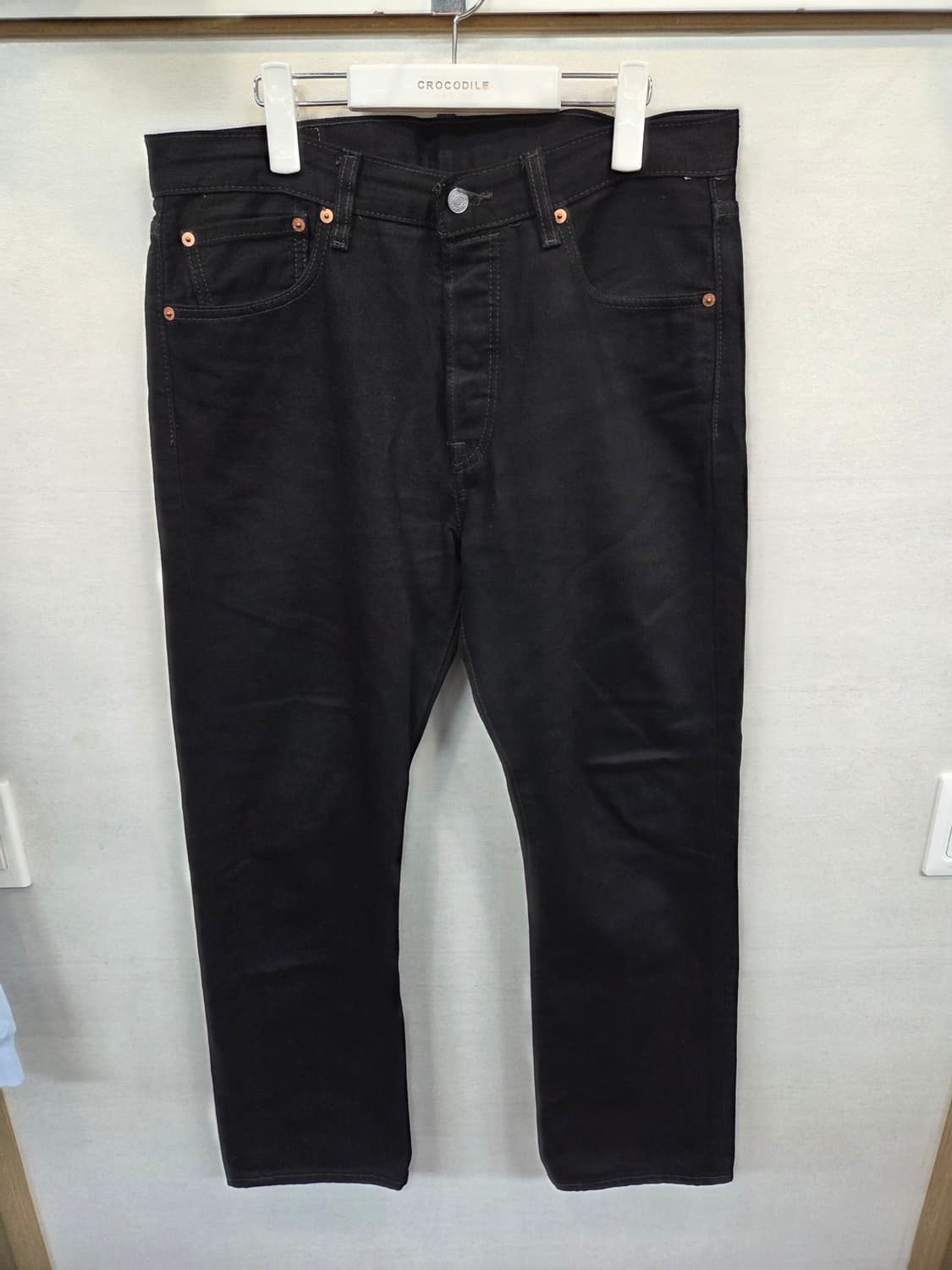 리바이스 501 블랙 검정 데님팬츠 33 상품이미지1