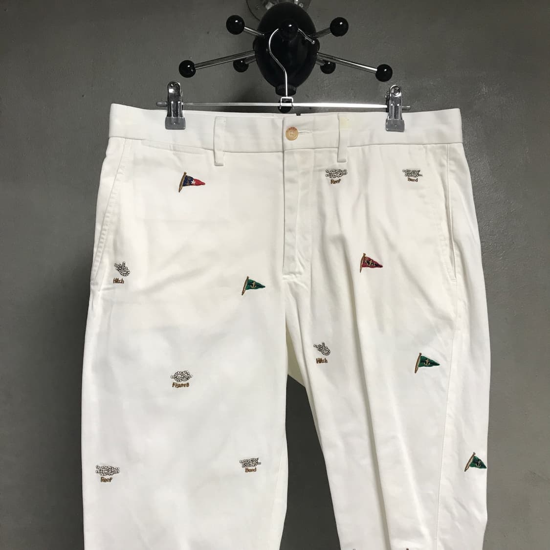 폴로 랄프로렌 멀티 자수 치노 팬츠 화이트 6(W) 상품이미지2