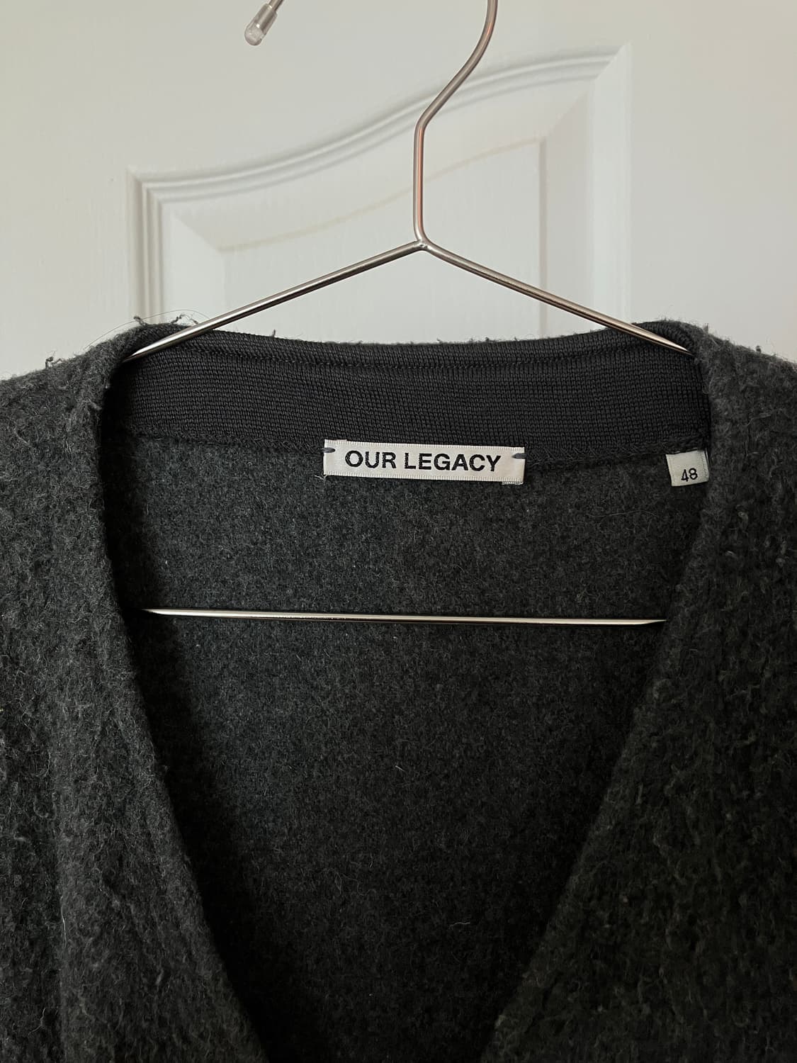 [48]아워레가시 샤기 가디건 그레이 상품이미지3